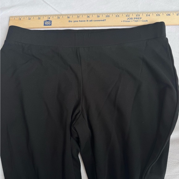 J. Jill Small Petite Black Pull On Knit Pant Legging Stretch Dress Officecore - Picture 9 of 9